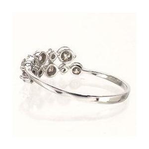 指輪 ダイヤモンド リング k18ゴールド 0.5ct テンダイヤモンド 18金 レディース ジュエリー アクセサリーの画像