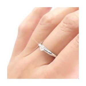 指輪 一粒ダイヤモンド リング プラチナ900 pt900 ソリティア ダイヤモンド 0.2ct レディース ジュエリー アクセサリーの画像