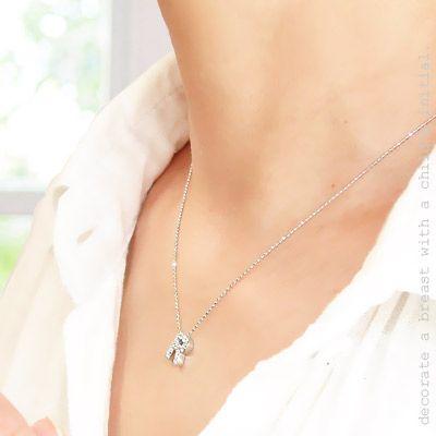 18金 イニシャルネックレス R ダイヤモンドネックレス ペンダント k18ゴールド ネーム レディース アクセサリーの画像