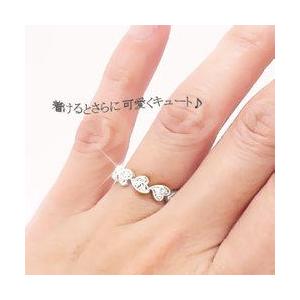 指輪 オープンハート ダイヤモンド リング ダイヤ 0.15ct プラチナ900 pt900 レディース ジュエリー アクセサリーの画像
