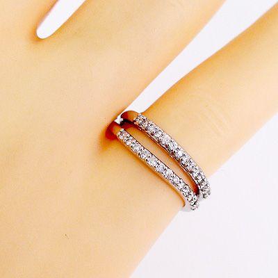 指輪 ダイヤモンド リング 0.25ct ピンキーリング 小指 k18ゴールド 18金 レディース ジュエリー アクセサリーの画像
