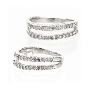 指輪 ピンキーリング ダイヤモンド リング 0.25ct 小指 k18ゴールド 18金 レディース ジュエリー アクセサリーの画像