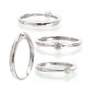 指輪 一粒 ダイヤ ソリティア 一粒ダイヤモンド リング ダイヤモンド 0.12ct k18ゴールド 18金 レディース アクセサリーの画像