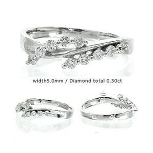 指輪 ダイヤモンド リング プラチナ900 pt900 0.3ct テンダイヤモンド レディース ジュエリー アクセサリーの画像