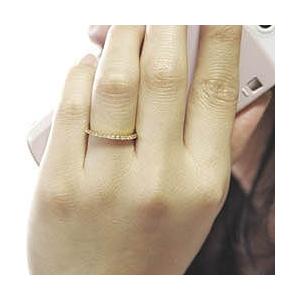 指輪 フルエタニティリング ダイヤモンド リング ダイヤ 0.35ct サイズ13号 ｋ18イエローゴールド 18金 レディースの画像