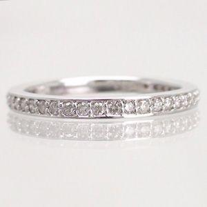 指輪 フルエタニティリング ダイヤモンド 0.38ct リング サイズ17号