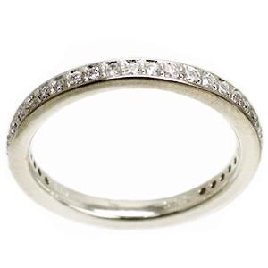 指輪 フルエタニティリング ダイヤモンド リング 0.3ct サイズ8号 k18ホワイトゴールド 18金 レディース アクセサリーの画像
