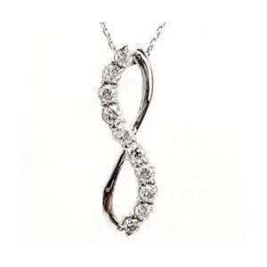 テンダイヤモンド ダイヤモンド ネックレス ペンダント ダイヤ 0.3ct プラチナ900 pt900 レディース アクセサリーの画像