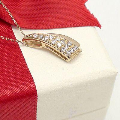 ダイヤモンド ネックレス ペンダント ダイヤ 0.17ct k18ゴールド 18金 レディース ジュエリー アクセサリーの画像