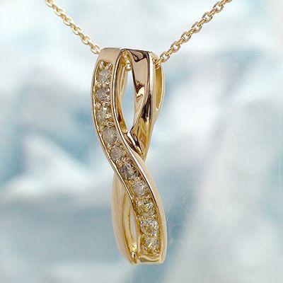 ダイヤモンドネックレス k18ゴールド 0.3ct テンダイヤモンド ペンダント 18金 レディース ジュエリー アクセサリーの画像