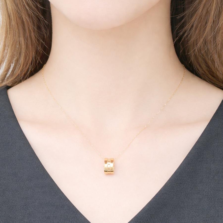ダイヤモンド 0.03ct ネックレス ペンダント 18k k18ゴールド k18wg k18yg k18pg リバーシブル レディース アクセサリーの画像