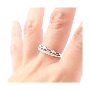 指輪 ダイヤモンド リング ダイヤモンド 0.3ct エタニティリング k18ゴールド 18金 レディース アクセサリーの画像