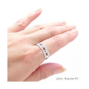 指輪 ダイヤモンド リング プラチナ900 pt900 ダイヤ 0.5ct リング 幅広 レディース ジュエリー アクセサリーの画像