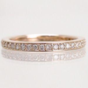 指輪 フルエタニティリング ダイヤモンド 0.3ct アップ K18 レディース ジュエリー アクセサリーの画像