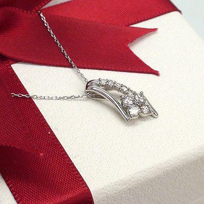 k18ゴールド ダイヤモンド ネックレス ペンダント 0.3ct 18金 レディース ジュエリー アクセサリーの画像
