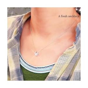 ネックレス レディース 馬蹄 ホースシュー ダイヤモンド 0.3ct ペンダント k18ゴールド ダイヤモンド 18金 アクセサリーの画像