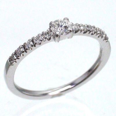 ピンキーリング エタニティリング ダイヤモンド リング 0.2ct k18ゴールド k18 18kレディース アクセサリー