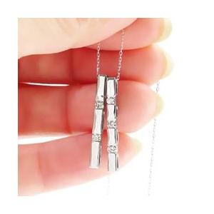 ダイヤモンド ネックレス 0.2ct ペンダント k18ゴールド 18金 レディース ジュエリー アクセサリーの画像