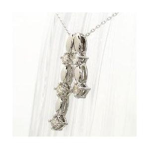 ダイヤモンド ネックレス0.2ct ストレートライン k18ゴールド 18金 レディース ジュエリー アクセサリーの画像