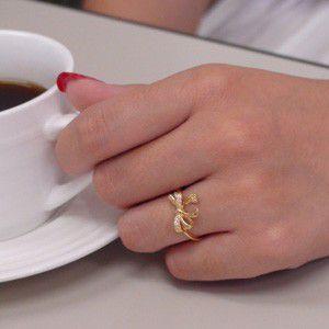 指輪 ダイヤモンド リング リボン リング ダイヤモンド 0.05ct k18ゴールド k18 18kレディース アクセサリーの画像