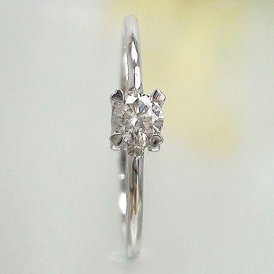 指輪 ダイヤリング ハート爪 ソリティア ダイヤモンド 0.2ct リング k18ゴールド 18金 レディース アクセサリーの画像