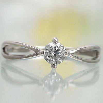 指輪 一粒 ダイヤリング ソリティア ダイヤモンド 0.2ct k18ゴールド 18金 レディース ジュエリー アクセサリーの画像