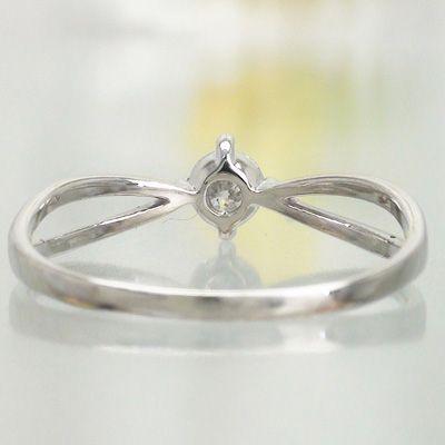 指輪 一粒 ダイヤリング ソリティア ダイヤモンド 0.2ct k18ゴールド 18金 レディース ジュエリー アクセサリーの画像