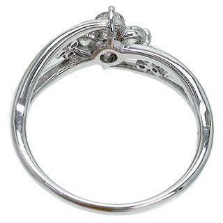 指輪 ダイヤモンド 0.5ct フラワー ダイヤモンド リング k18ゴールド 18金 レディース ジュエリー アクセサリーの画像