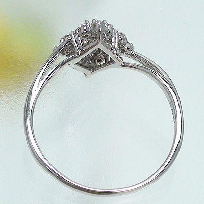 指輪 ダイヤモンド 0.3ct フラワー ダイヤモンド リング k18ゴールド 18金 レディース ジュエリー アクセサリーの画像