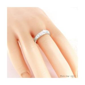 指輪 pt900 ダイヤモンド リング 0.3ct ハーフエタニティリング プラチナ900 レディース ジュエリー アクセサリーの画像