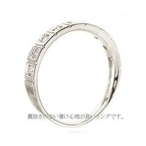 指輪 ダイヤモンド リング 3.0mm ダイヤ 0.14ct プラチナ900 幅広 pt900 レディース ジュエリー アクセサリーの画像