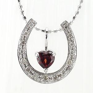 馬蹄 ホースシュー ダイヤモンド ネックレス 0.12ct 18金 k18ゴールド 誕生石 ペンダント レディース アクセサリーの画像
