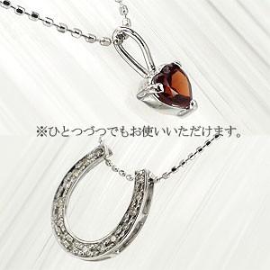 馬蹄 ホースシュー ダイヤモンド ネックレス 0.12ct 18金 k18ゴールド 誕生石 ペンダント レディース アクセサリーの画像