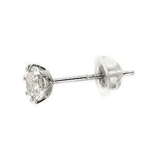 片耳ピアス ダイヤモンド*0.2ct プラチナ900 pt900 ソリティア 片方
