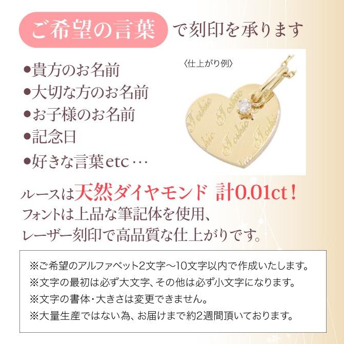 ネームネックレス ｋ10ゴールド 10金 ダイヤモンド 0 01ct ペンダント イニシャル 名前 オリジナル オーダー レディース 1 ジュエリー工房エターナルジェム 通販 Yahoo ショッピング