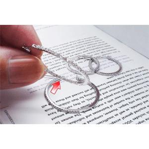 ピアス フープピアス ダイヤモンド 0.7ct 25ｍｍ エタニティピアス ｋ18ゴールド 18金 レディース アクセサリーの画像