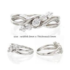 指輪 ダイヤモンド リング 0.3ct プラチナ900 pt900 リング レディース ジュエリー アクセサリーの画像