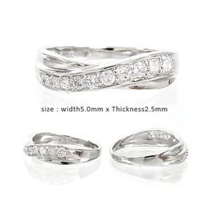 指輪 ダイヤモンド リング プラチナ900 pt900 テンダイヤモンド 0.3ct ダイヤモンド レディース ジュエリー アクセサリーの画像
