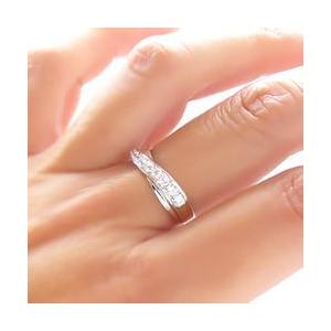 指輪 ダイヤモンド リング k18ゴールド ダイヤ 0.3ct テンダイヤモンド エタニティリング レディース アクセサリーの画像