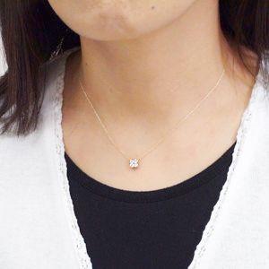 ハートアンドキューピッド ダイヤモンドネックレス ｋ18イエローゴールド ペンダント 18金 レディース アクセサリーの画像