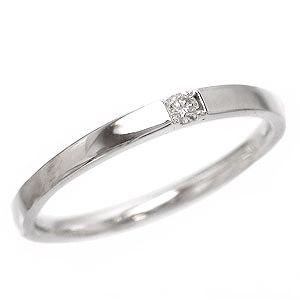 指輪 ペアリング 結婚ダイヤモンド 0.03ct プラチナ900 pt900 マリッジリング レディース ジュエリー アクセサリーの画像