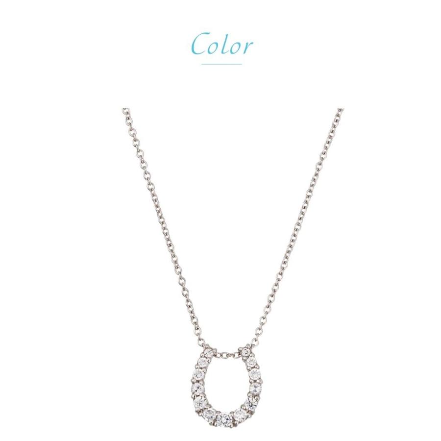 k18 ネックレス ペンダント 馬蹄 ダイヤモンド ホースシュー ダイヤ 0.2ct レディース ジュエリー プレゼント ギフトの画像