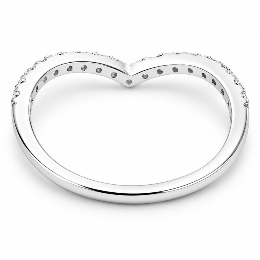指輪 ダイヤモンド V字 Vライン リング 0.15ct pt900 プラチナ900 ハーフエタニティリング 無垢 レディース ジュエリー アクセサリーの画像