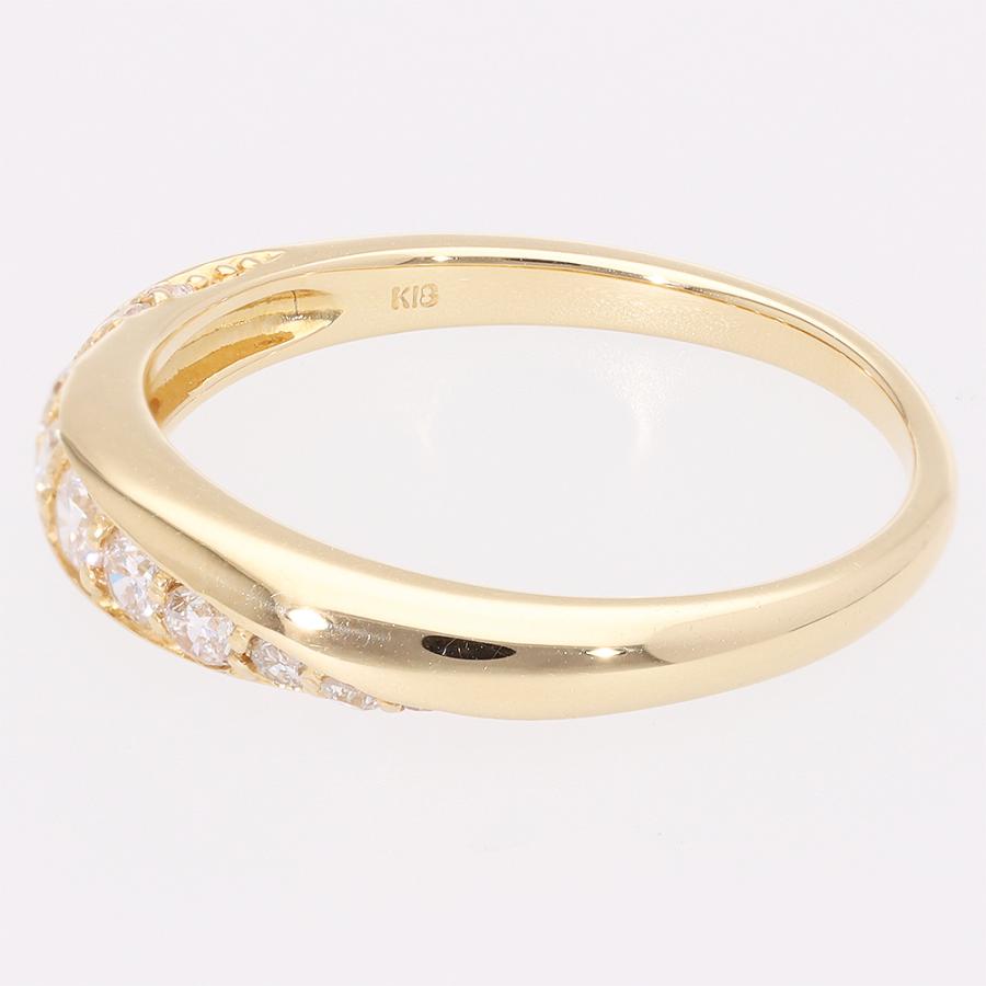 指輪 ダイヤモンド リング 18金 k18 イエローゴールド ピンクゴールド ホワイトゴールド 18k ダイヤ 0.28ｃｔ グラデーションリングの画像