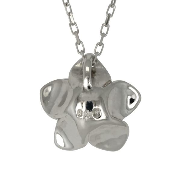 ダイヤモンド フラワー ネックレス ローズ バラ 0.05ct 18金 18k k18 イエローゴールド ピンクゴールド ホワイトゴールド ペンダントの画像