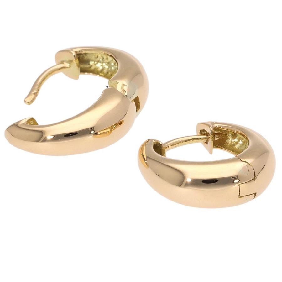 ピアス フープピアス 月甲 18金 k18 18kの画像