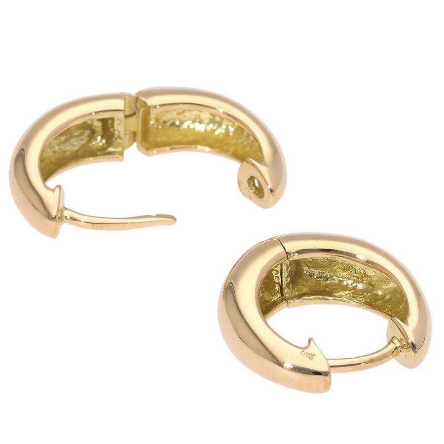 ピアス フープピアス 月甲 18金 k18 18kの画像