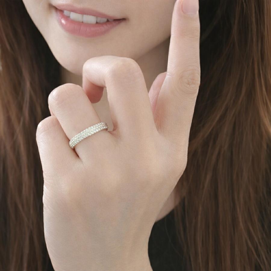 18金 ダイヤモンド 1.30ct パヴェ リング フルエタニティリング 指輪