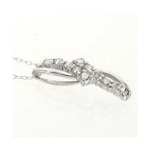 ダイヤモンド ネックレス ペンダント k18ゴールド ダイヤ 0.3ct テンダイヤモンド 18金 レディース アクセサリーの画像