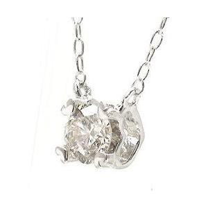 ダイヤモンドネックレス 一粒 ハート ソリティア ダイヤモンド ペンダント 0.2ct k18ゴールド 18金 レディースの画像